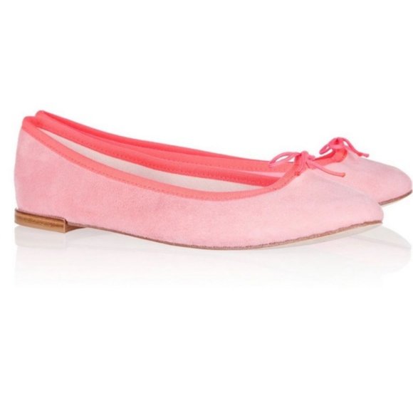 Repetto Shoes - Gorgeous & Chic! Repetto Paris Pink Suede Ballet Flats Size 8.5 (EU 38.5)